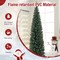 Pre-lit Pencil Artificial Christmas Tree with Warm White LED Lights